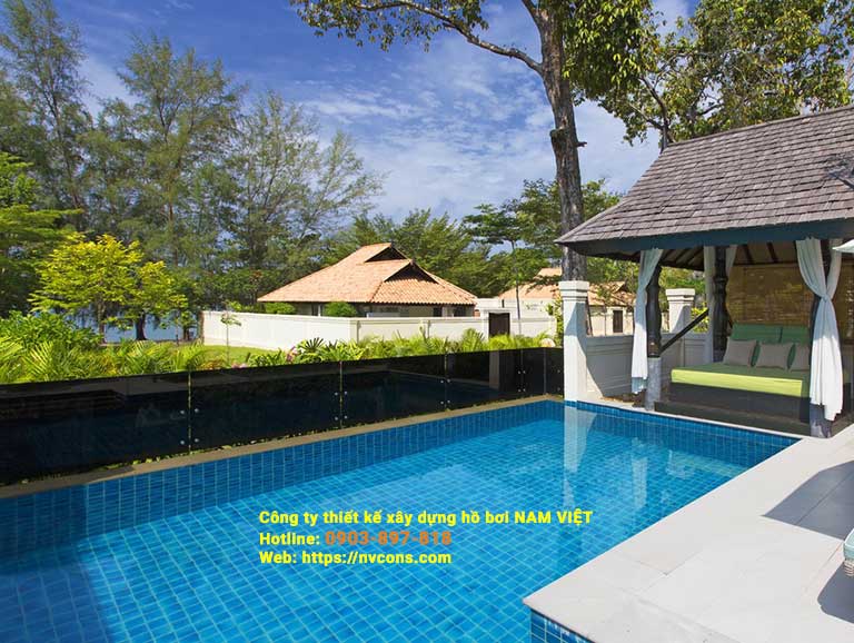 mẫu thiết kế bể bơi mới nhất hiệ nay