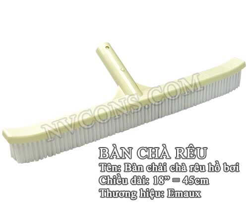 Bàn chà rêu vệ sinh hồ bơi