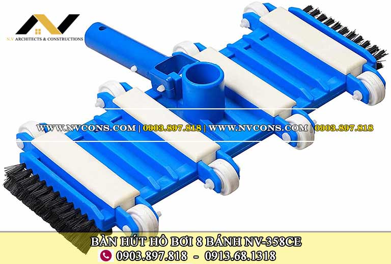 Bàn hút hồ bơi 8 bánh NV-358CE Bàn hút hồ bơi 8 bánh NV-358CE