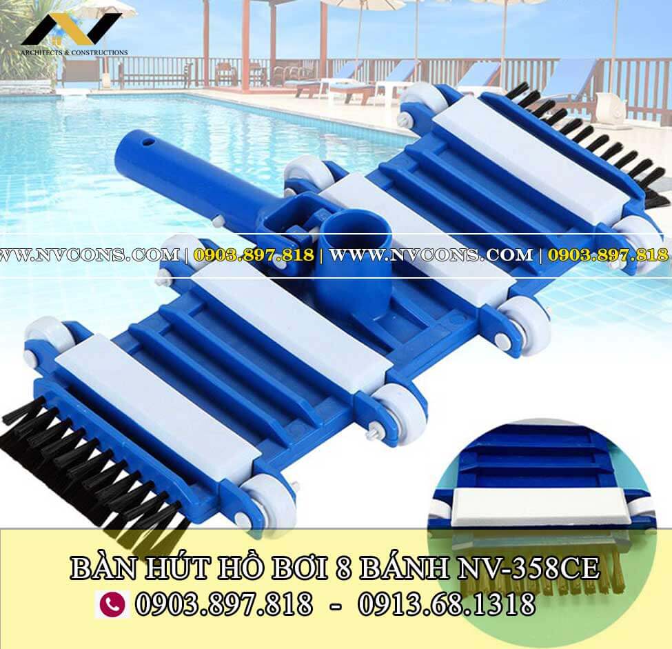 Bàn hút hồ bơi 8 bánh NV-358CE
