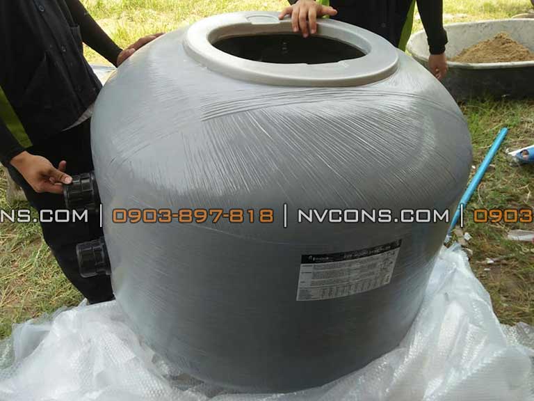 Bình lọc cát emaux Bình lọc cát emaux