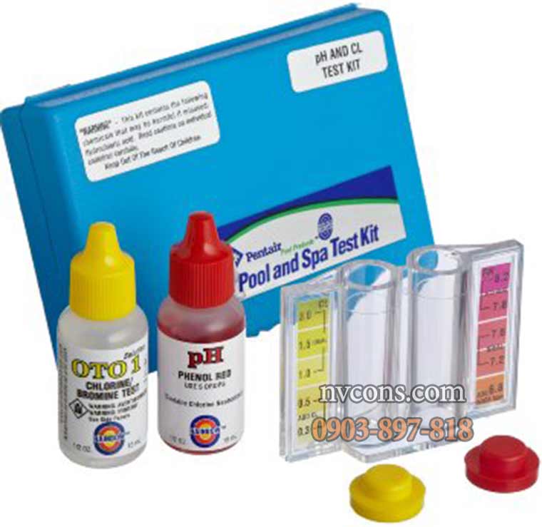 Bộ test kit hồ bơi 2 in 1 Bộ test kit hồ bơi 2 in 1