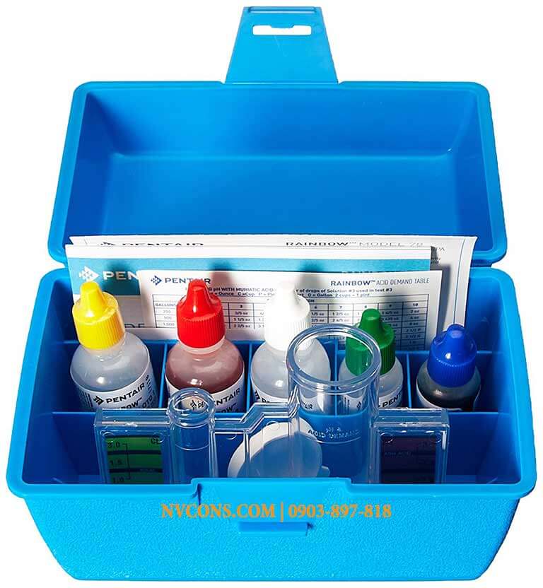 Bộ test thử nước bể bơi 4 in 1 Pentair Mỹ Bộ test thử nước bể bơi 4 in 1 Pentair Mỹ