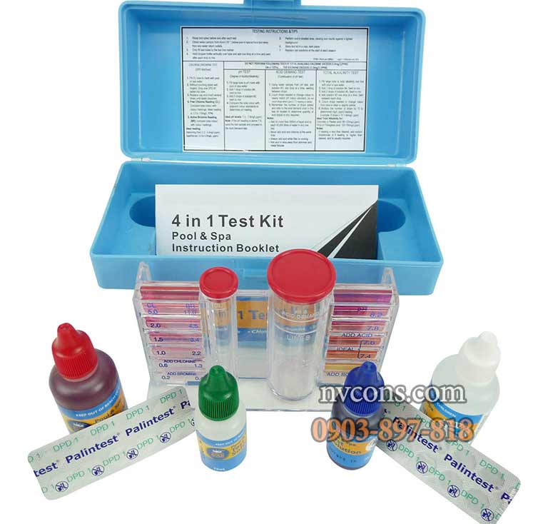 Bộ thử nước 4 trong 1 Waterco Bộ thử nước 4 trong 1 Waterco