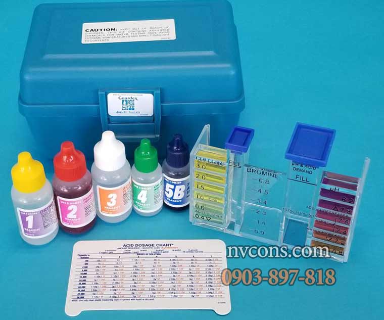 Bộ hộp thử test kit nước hồ bơi