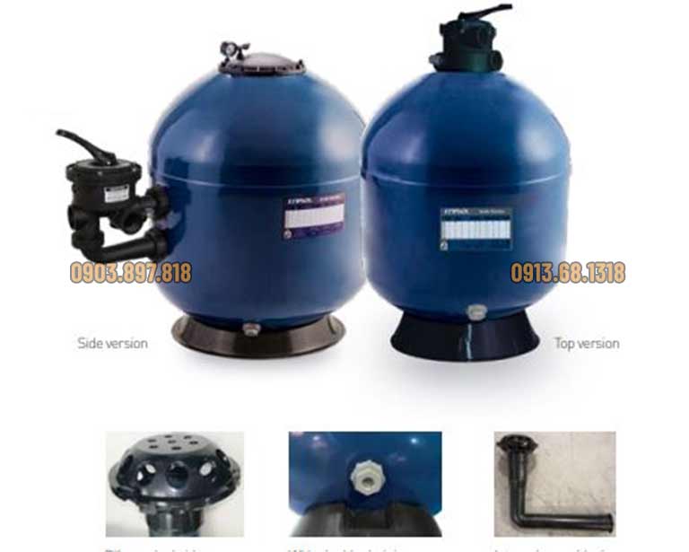 Cấu tạo Bình lọc cát bể bơi Kripsol Cấu tạo Bình lọc cát bể bơi Kripsol