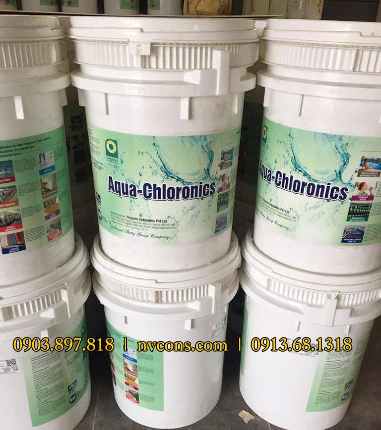 Clo bể bơi Ấn Độ Aqua- Chloronics Clo bể bơi Ấn Độ Aqua- Chloronics