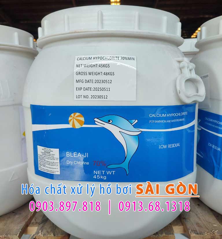 Clo cá heo Trung Quốc 70% là hóa chất xử lý nước giá tiết kiệm nhất Clo cá heo Trung Quốc 70% là hóa chất xử lý nước giá tiết kiệm nhất