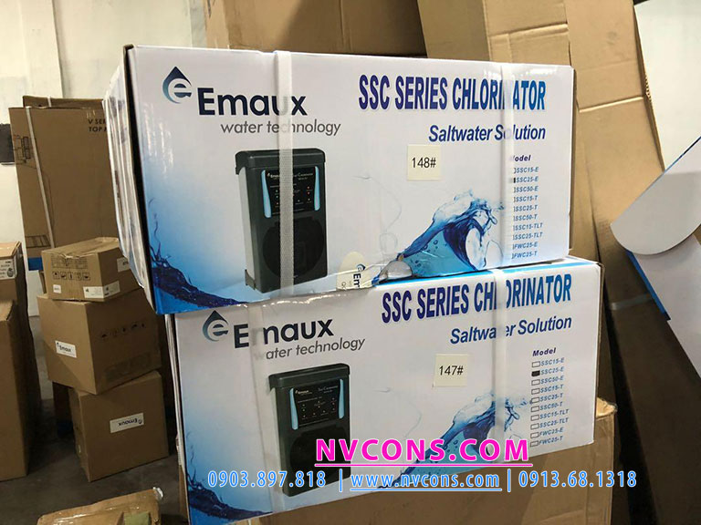 Công ty cung cấp thiết bị điện phân muối hồ bơi Emaux Công ty cung cấp thiết bị điện phân muối hồ bơi Emaux