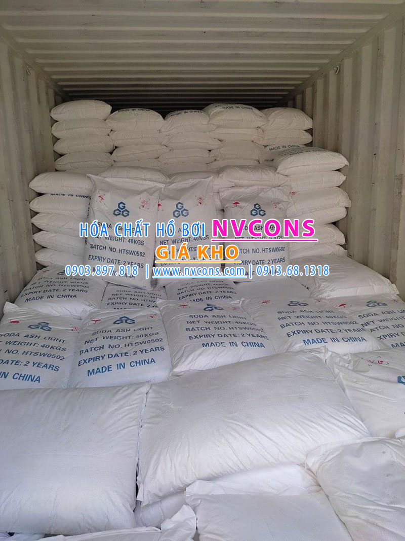 Nvcons là đơn vị cung cấp Soda ash light Trung Quốc xử lý nước bể bơi sỉ và lẻ Nvcons là đơn vị cung cấp Soda ash light Trung Quốc xử lý nước bể bơi sỉ và lẻ
