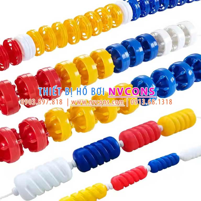 Dây phao chia làn bể bơi đặc biệt theo tiêu chuẩn thi đấu Dây phao chia làn bể bơi đặc biệt theo tiêu chuẩn thi đấu