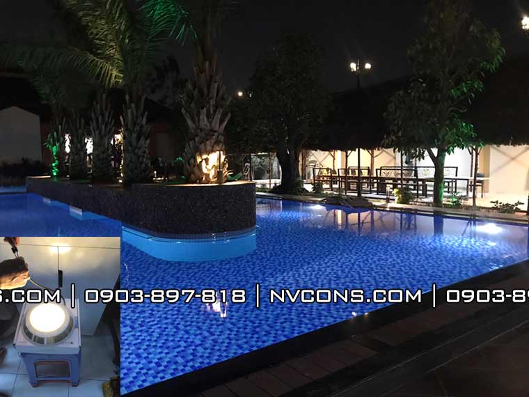 Nên lựa chọn đèn led bể bơi hay halogen Nên lựa chọn đèn led bể bơi hay halogen