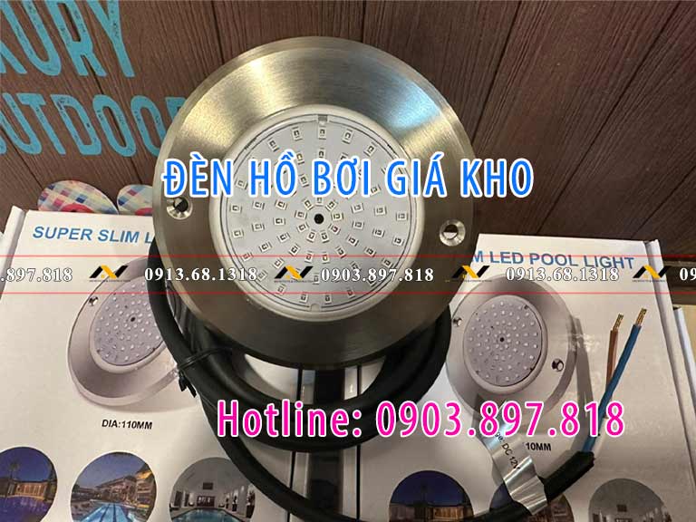 Đèn led chiếu sáng hồ bơi chất liệu inox 316 sang trọng Đèn led chiếu sáng hồ bơi chất liệu inox 316 sang trọng