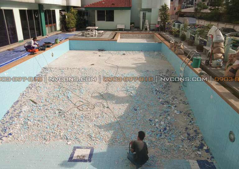 Dịch vụ sửa chữa hồ bơi Dịch vụ sửa chữa hồ bơi