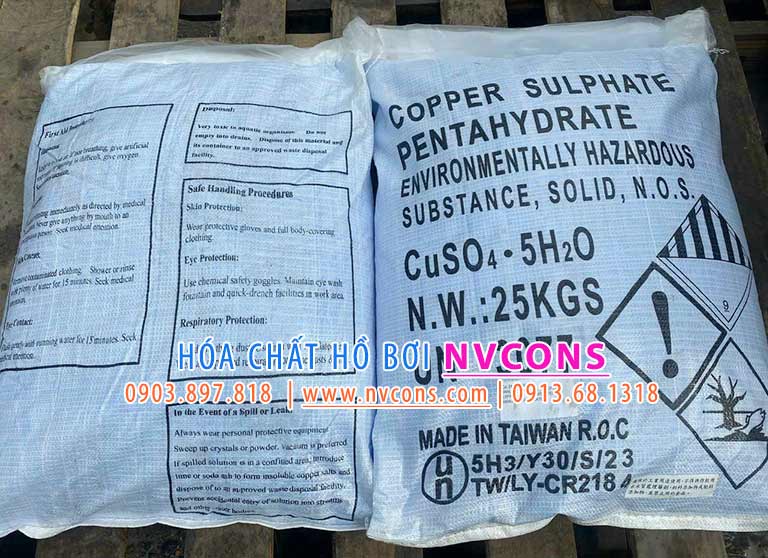 Đồng Sunfat trị rêu hồ bơi hiệu quả nhưng sử dụng với định mức phù hợp Đồng Sunfat trị rêu hồ bơi hiệu quả nhưng sử dụng với định mức phù hợp