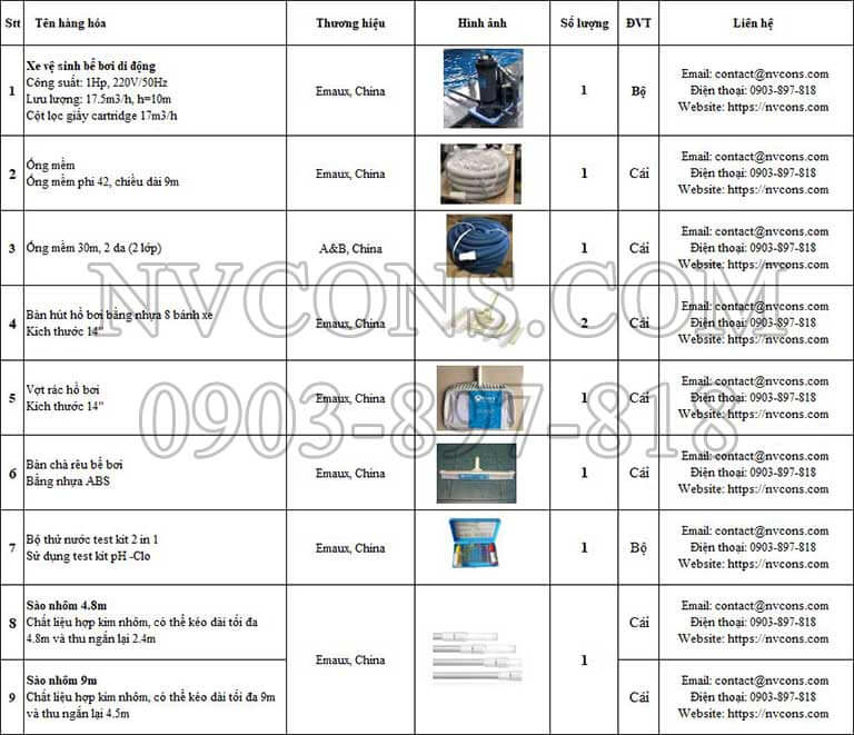 Dụng cụ vệ sinh bể bơi Emaux giá rẻ được ưu chuộng cho gia đình Dụng cụ vệ sinh bể bơi Emaux giá rẻ được ưu chuộng cho gia đình