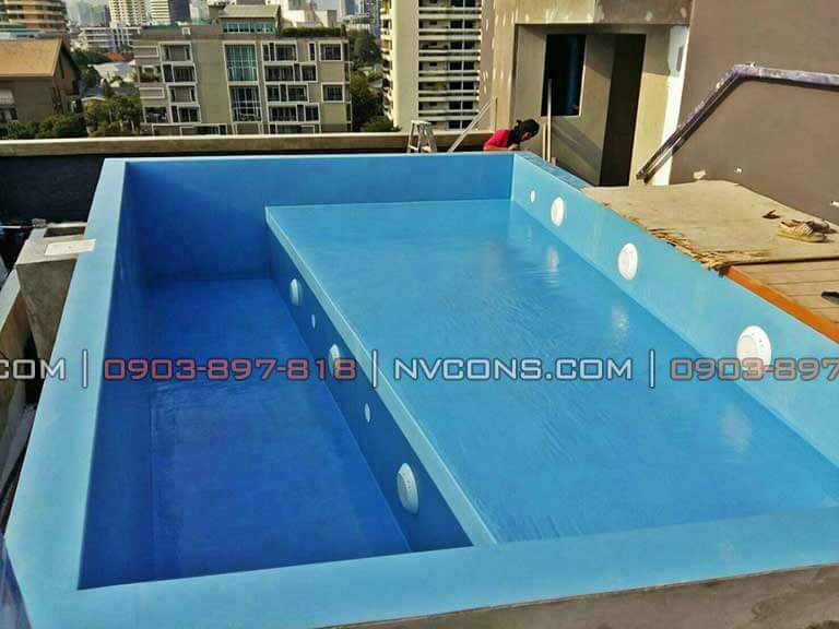 Hồ bơi composite sân thượng là một lựa chọn tuyệt vời Hồ bơi composite sân thượng là một lựa chọn tuyệt vời