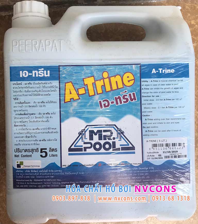 A-trine Thái Lan là một sản phẩm trị rêu phổ biến tại thị trường Việt Nam A-trine Thái Lan là một sản phẩm trị rêu phổ biến tại thị trường Việt Nam