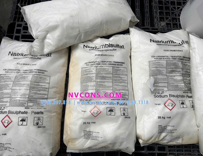 Sodium bisulfate NaHSO4 điều chỉnh pH nước hồ bơi Sodium bisulfate NaHSO4 điều chỉnh pH nước hồ bơi