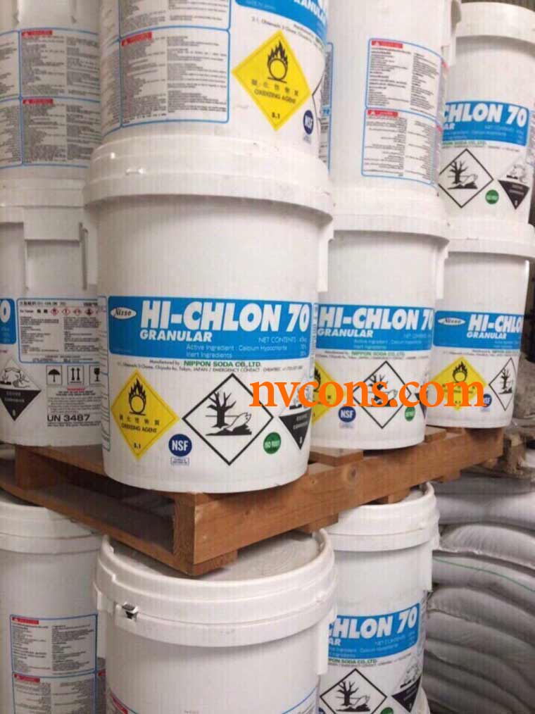 Hóa chất làm trong nước hồ bơi chlorine Nhật Bản dạng bột Hóa chất làm trong nước hồ bơi chlorine Nhật Bản dạng bột