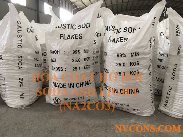 Hóa chất xử lý làm trong nước hồ bơi Soda ash light Hóa chất xử lý làm trong nước hồ bơi Soda ash light