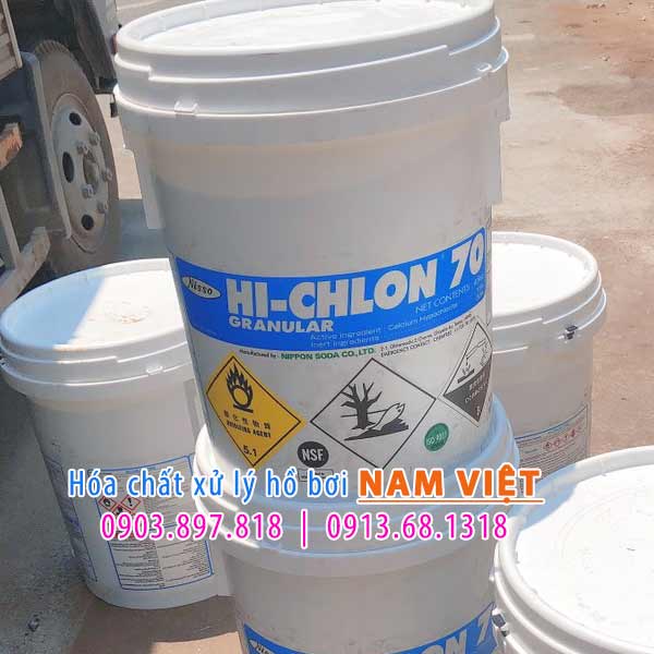 Hóa chất khử trùng hồ bơi CHLORINE Hóa chất khử trùng hồ bơi CHLORINE