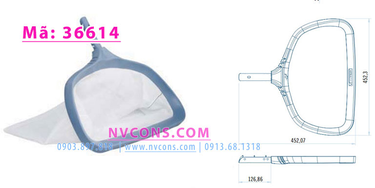 Kích thước và thông số về vợt bể bơi Astralpol 36614 Kích thước và thông số về vợt bể bơi Astralpol 36614