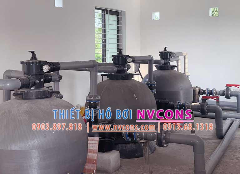 Lắp đặt bình lọc hồ bơi S1200 Waterco hồ bơi thi đấu Lắp đặt bình lọc hồ bơi S1200 Waterco hồ bơi thi đấu