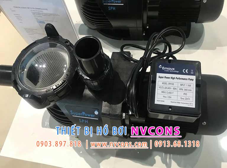 Máy bơm lọc bể bơi Emaux SPH Máy bơm lọc bể bơi Emaux SPH