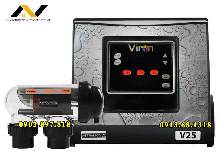 Máy điện phân muối bể bơi Astral pool Máy điện phân muối bể bơi Astral pool