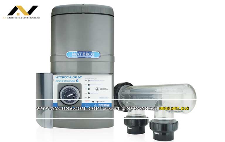 Máy điện phân muối hồ bơi Waterco Máy điện phân muối hồ bơi Waterco