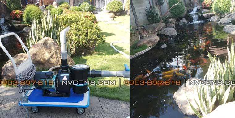 Máy hút cặn hồ cá di động Máy hút cặn hồ cá di động