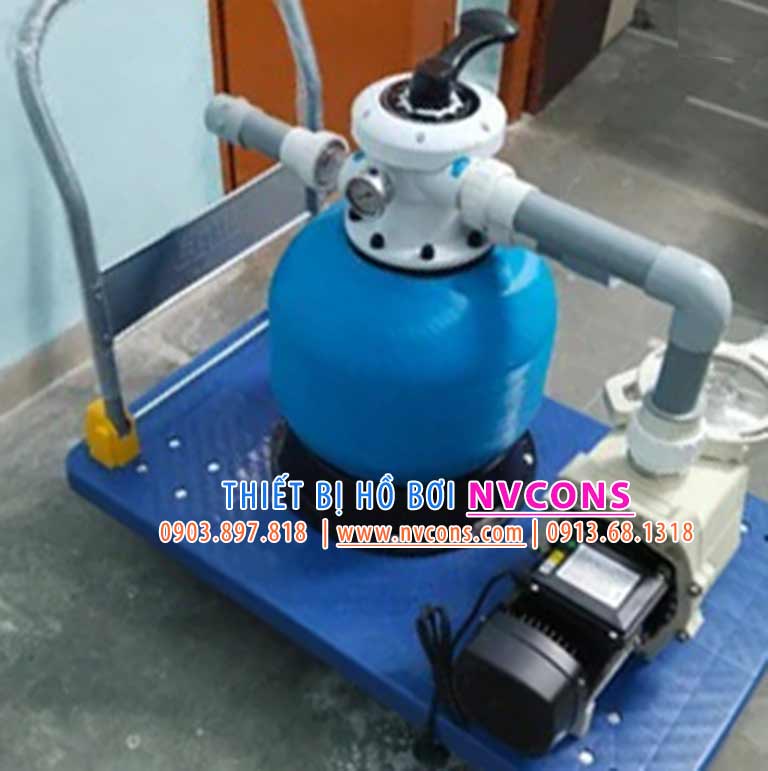 Máy hút cặn đáy hồ bơi Minder đi cùng bồn lọc cát Máy hút cặn đáy hồ bơi Minder đi cùng bồn lọc cát
