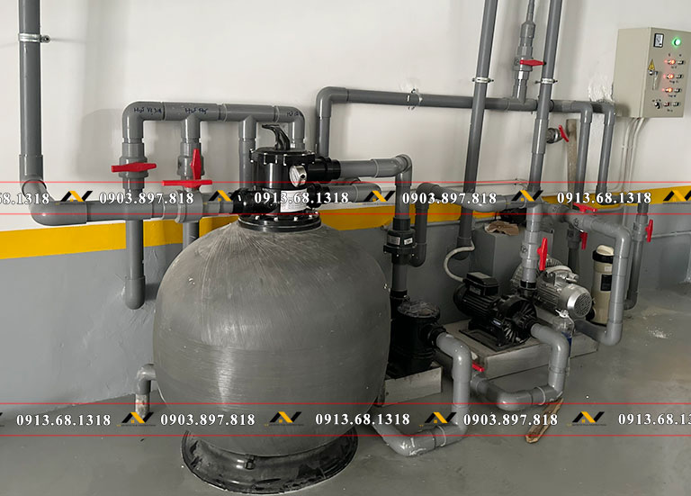 Một hệ thống massage thủy lực hồ bơi gia đình sử dụng bơm Waterco TurboFlo Một hệ thống massage thủy lực hồ bơi gia đình sử dụng bơm Waterco TurboFlo