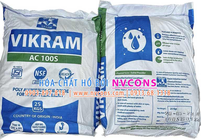 Nhà cung cấp thuốc trợ lắng PAC hồ bơi Ấn Độ Nhà cung cấp thuốc trợ lắng PAC hồ bơi Ấn Độ