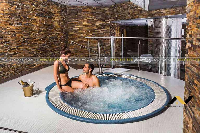 Nhà thầu thi công hồ bơi jacuzzi Nhà thầu thi công hồ bơi jacuzzi