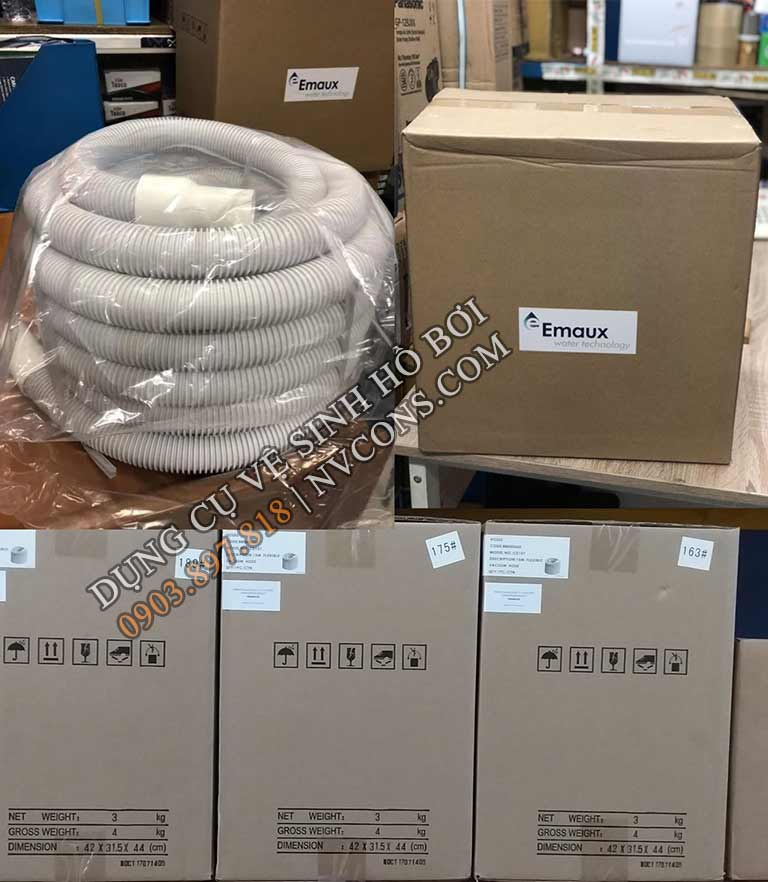 Ống mềm bể bơi dài 15m thương hiệu Emaux Ống mềm bể bơi dài 15m thương hiệu Emaux