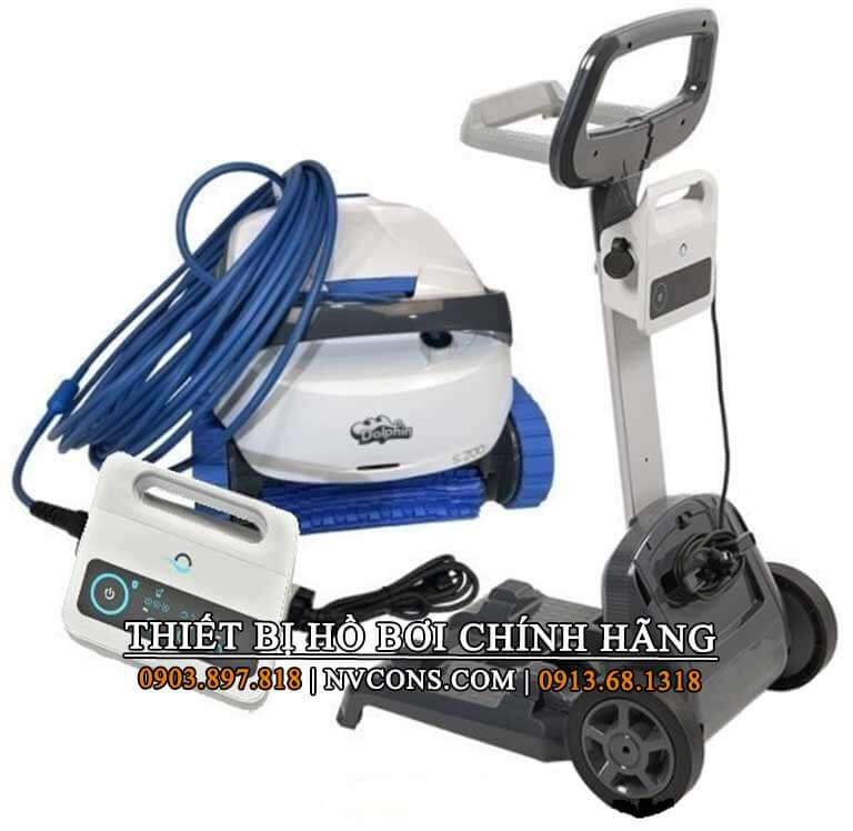 Robot be boi Dolphin S300i va phu kien Robot be boi Dolphin S300i va phu kien