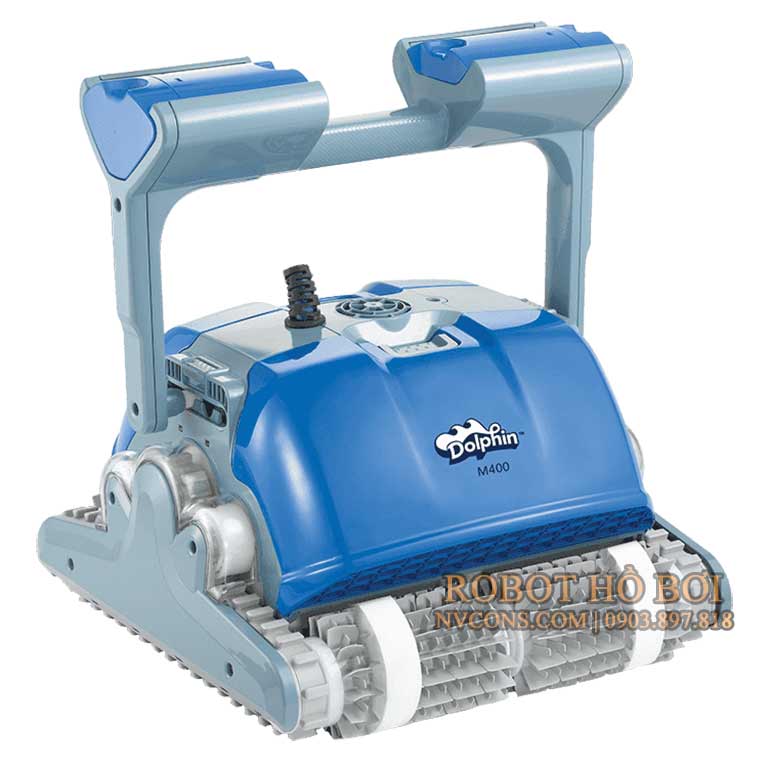 Robot vệ sinh bể bơi Dolphin M400 dành cho gia đình Robot ve sinh be boi Dolphin M400