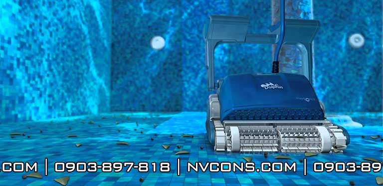 Robot vệ sinh hồ bơi Dolphin Robot vệ sinh hồ bơi Dolphin