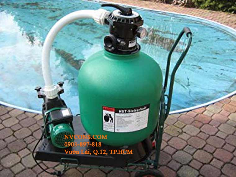 Xe đẩy lọc và hút cặn đáy hồ bơi được sử dụng dễ dàng Xe đẩy lọc và hút cặn đáy hồ bơi được sử dụng dễ dàng