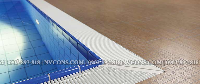 Thanh tràn hồ bơi 3 chấu 30cm Thanh tràn hồ bơi 3 chấu 30cm