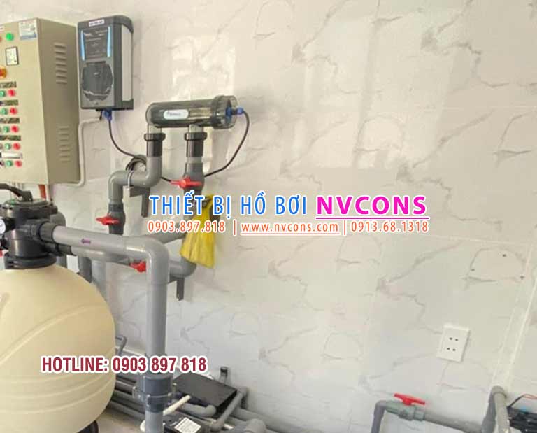 Thi công lắp đặt máy điện phân muối bể bơi Emaux SSC50-T tại Quận 7 TPHCM Thi công lắp đặt máy điện phân muối bể bơi Emaux SSC50-T tại Quận 7 TPHCM