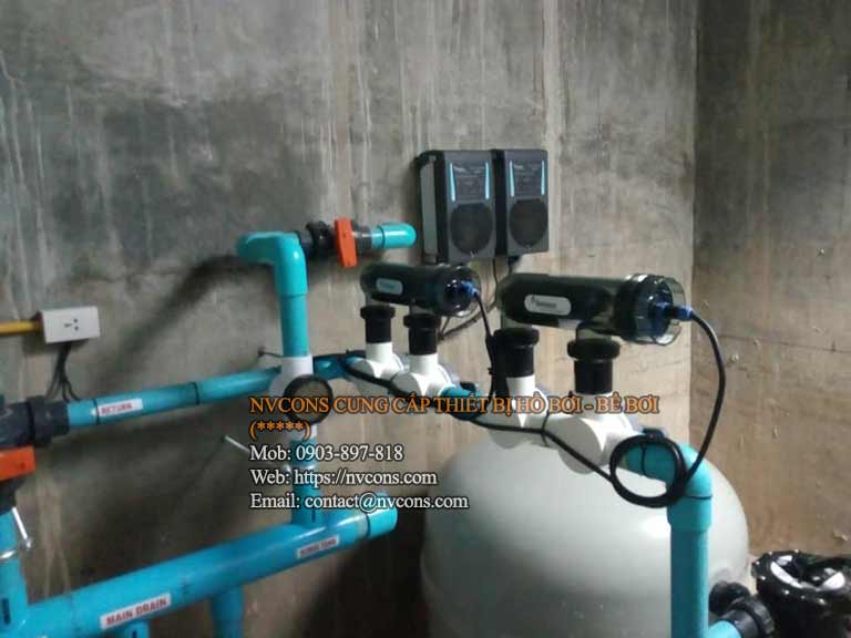 Thiết bị máy điện phân hồ bơi Thiết bị máy điện phân hồ bơi