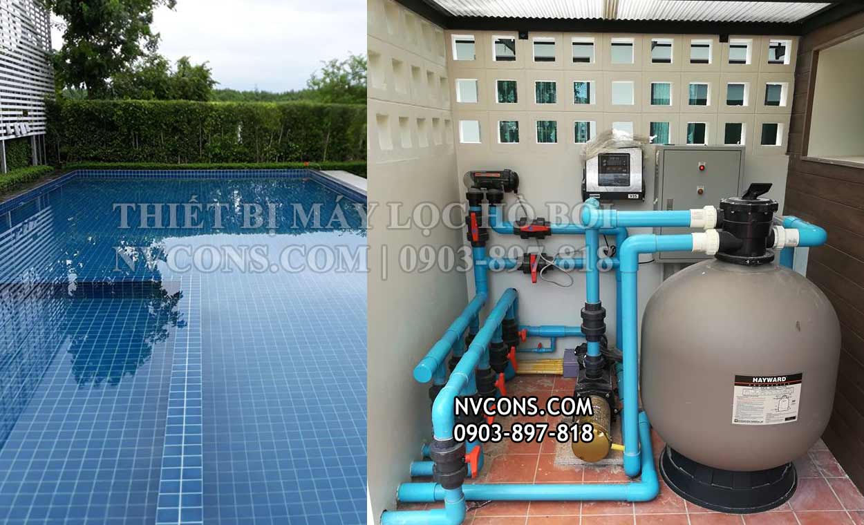 Thiết bị máy lọc bể bơi gia đình chú Quang Quận 2 TPHCM Thiết bị máy lọc bể bơi gia đình chú Quang Quận 2 TPHCM