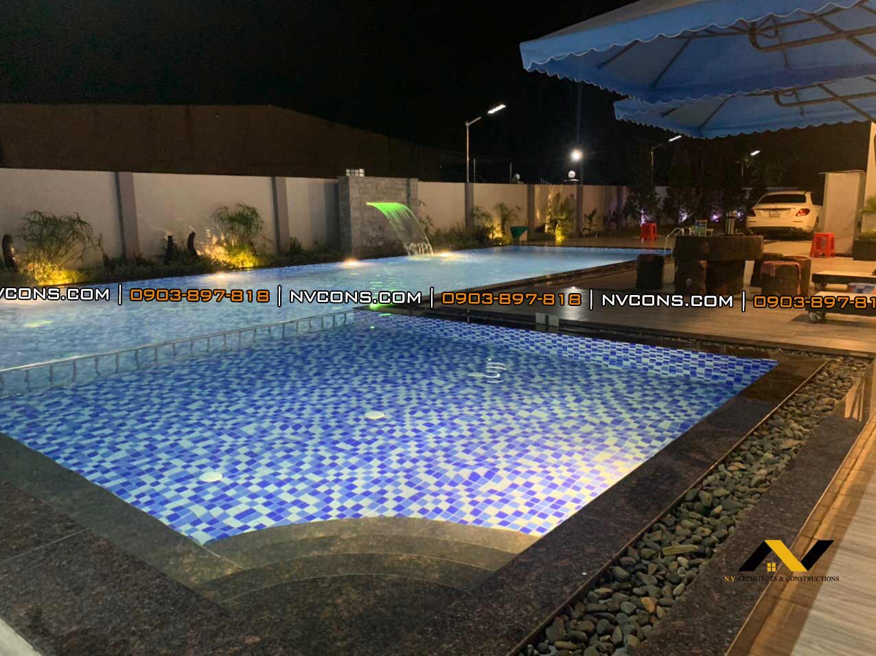 Được đánh giá là một bản thiết kế hồ bơi gia đình đẹp tại Vũng Tàu Được đánh giá là một bản thiết kế hồ bơi gia đình đẹp tại Vũng Tàu