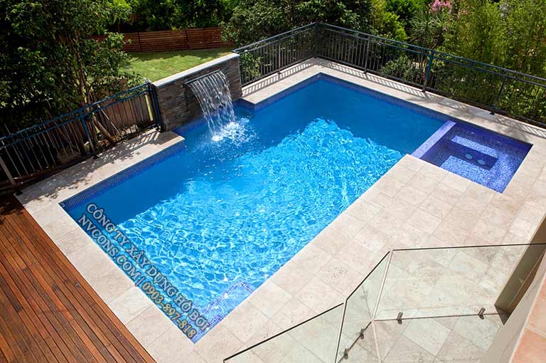 Thiết kế bể bơi sân vườn Cần Thơ Thiết kế bể bơi sân vườn Cần Thơ