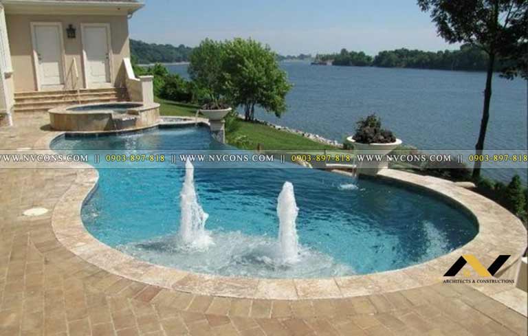 Thiết kế bể sục massage đẹp Thiết kế bể sục massage đẹp