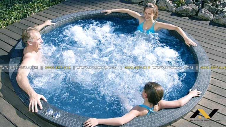 Thiết kế xây dựng hồ bơi Jacuzzi