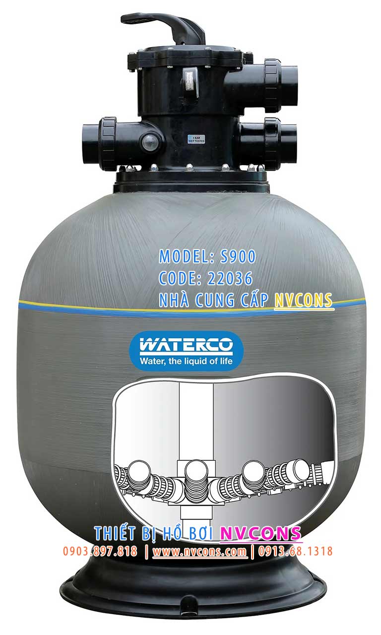 Thông tin nhanh bình lọc Waterco S900 Thông tin nhanh bình lọc Waterco S900